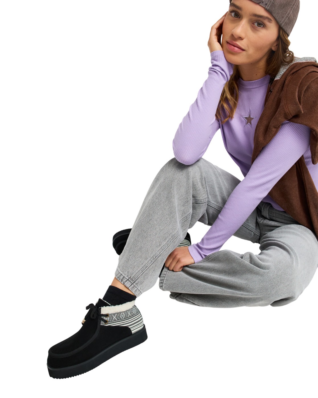 Bottes en suède PASHTA., ROXY