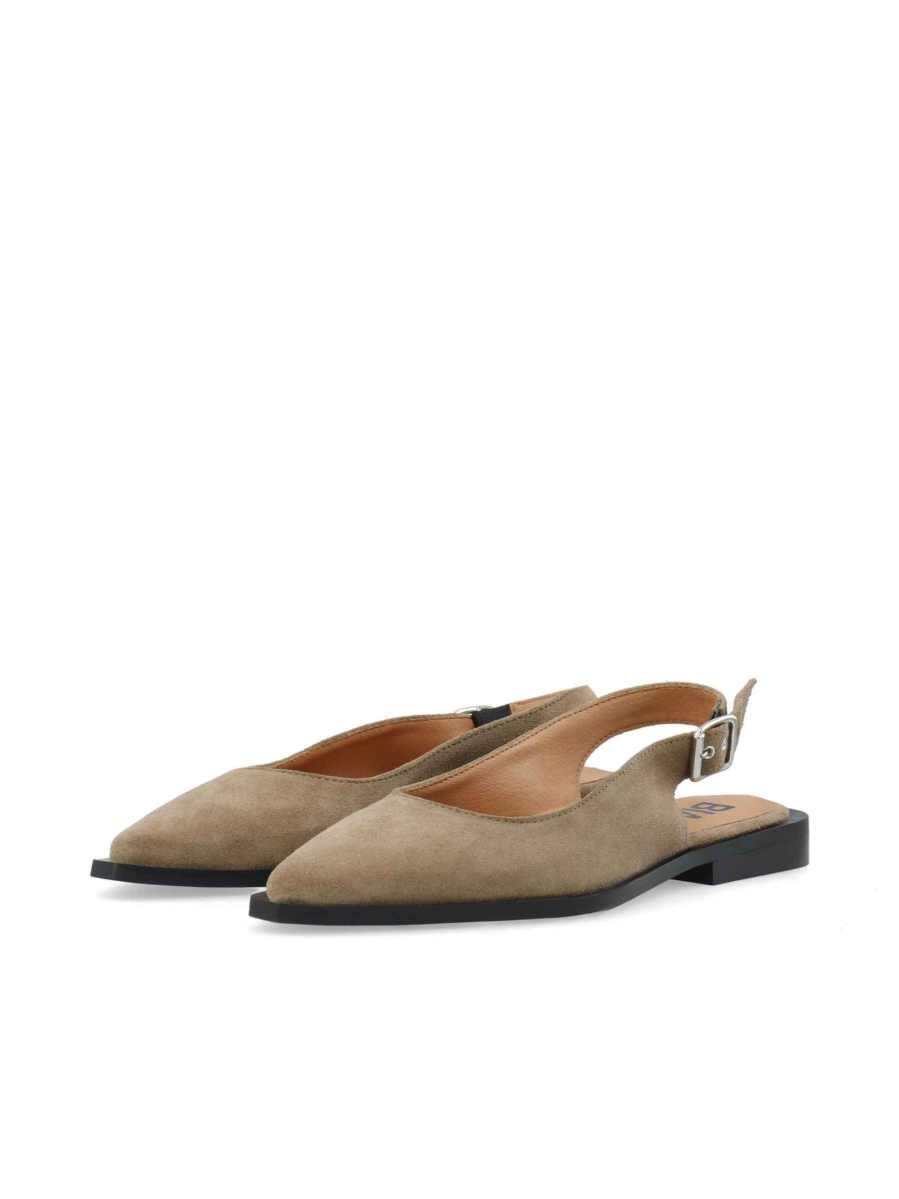 Chaussures À Bride Arrière, BIANCO