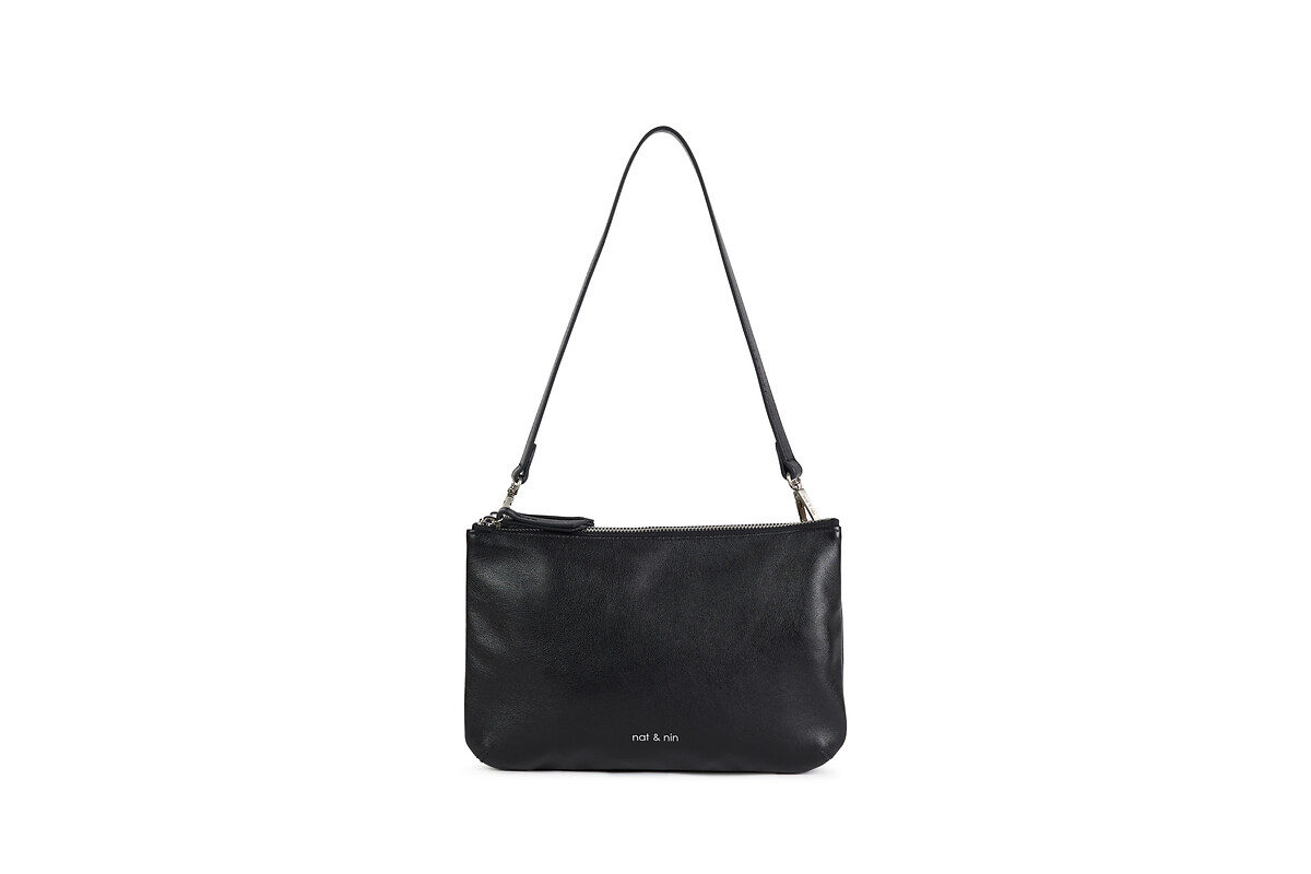 Sac besace pochette bandoulière en cuir, BILLY, NAT & NIN