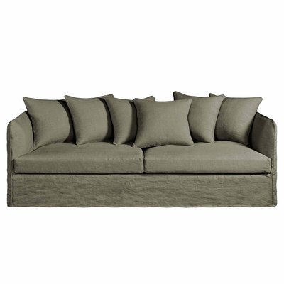 Fodera per divano in lino spesso stonewashed Neochiquito AM.PM