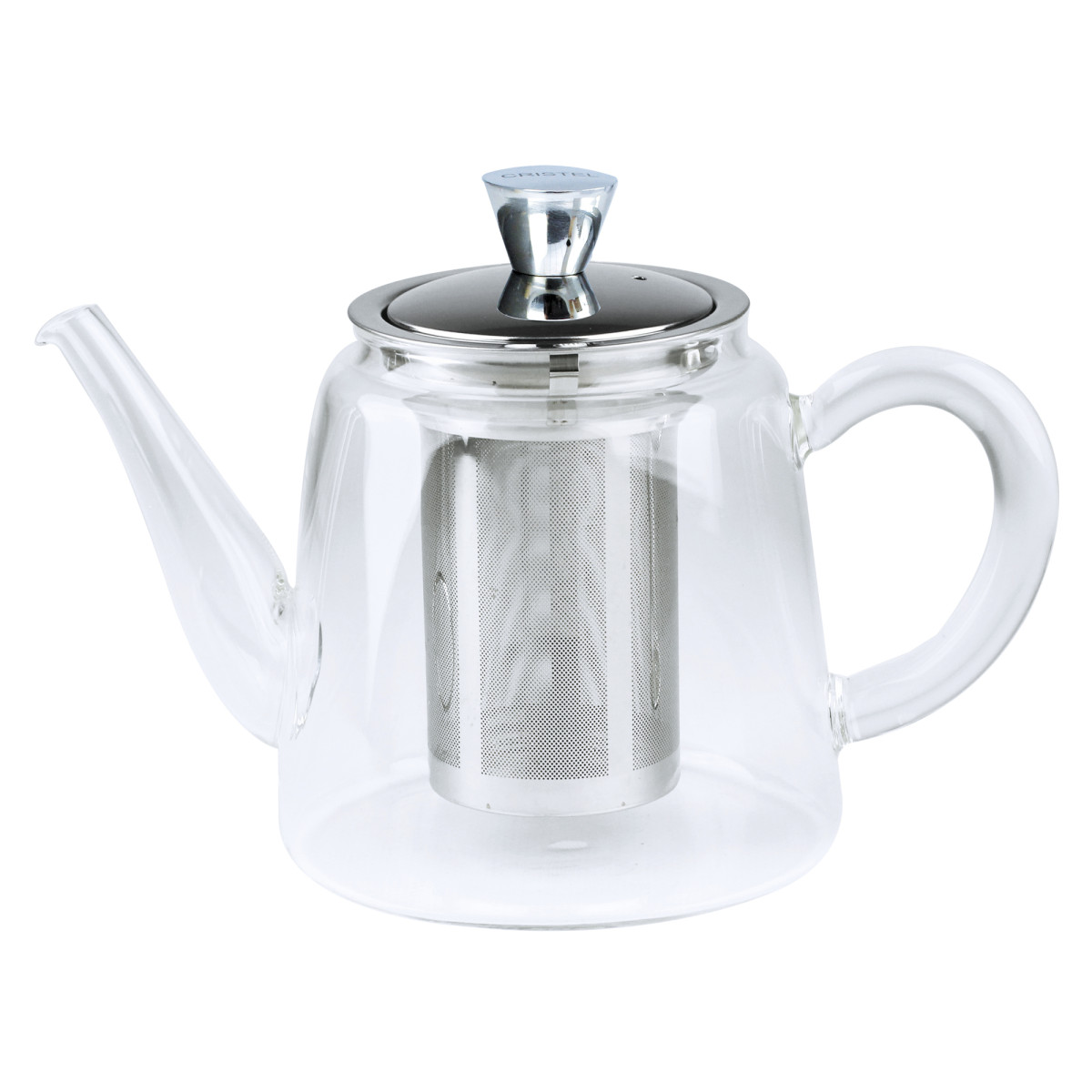 Théière Gyokuro Cristel 0.8L - Verre Borosilicate Résistant - Filtre Inox Amovible - Bec Anti-goutte - Lavable Au Lave-vaisselle - 7