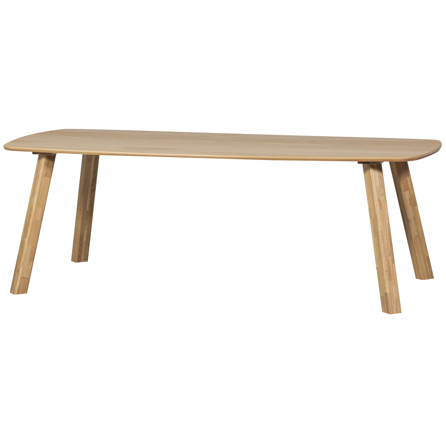 Table à manger en bois de chêne 6 personnes DEENS, WOOOD