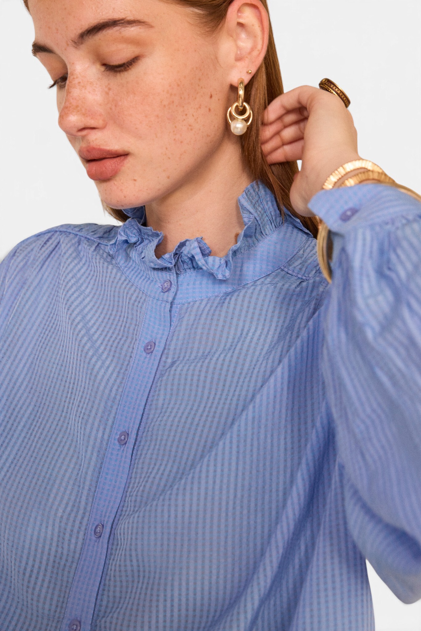 Blouse rayée à manches longues MONA, Maison 123