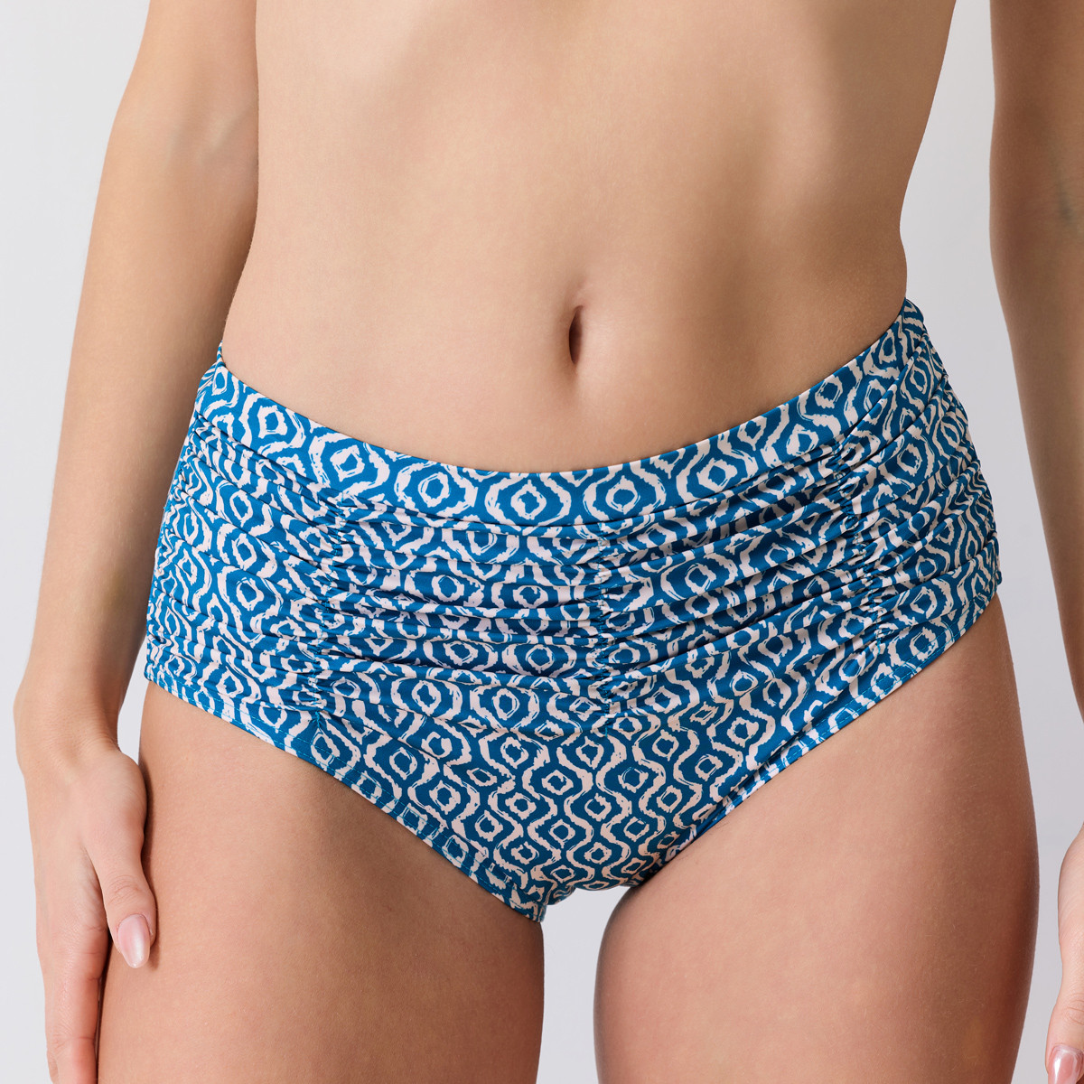 Bas de maillot culotte drapée AZURA, JANINE ROBIN