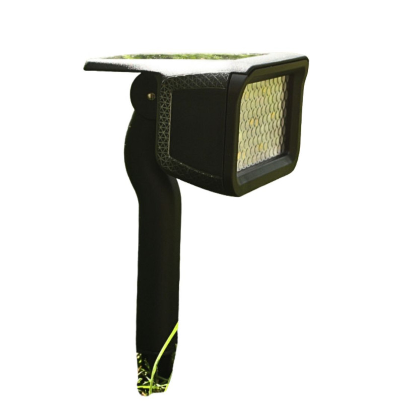 Spot solaire métal Power spot pro 100 lumens, WATT ET HOME