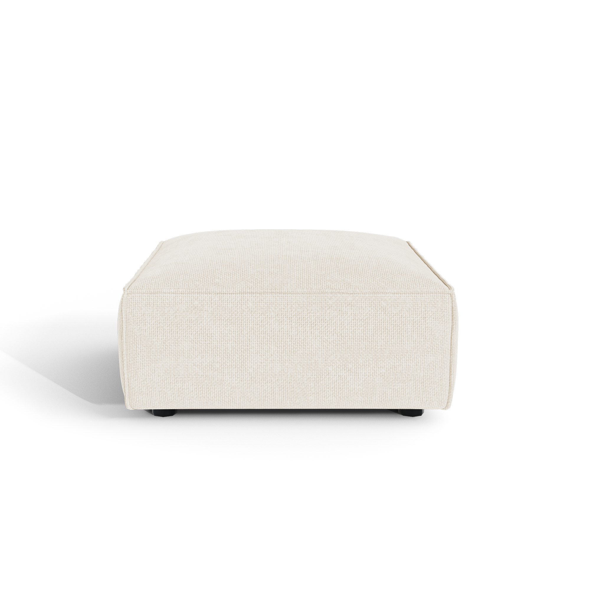 Pouf en velours chenillé CUBI, SIA HOME