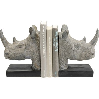 Serre-livres rhinocéros set de 2 KARE DESIGN