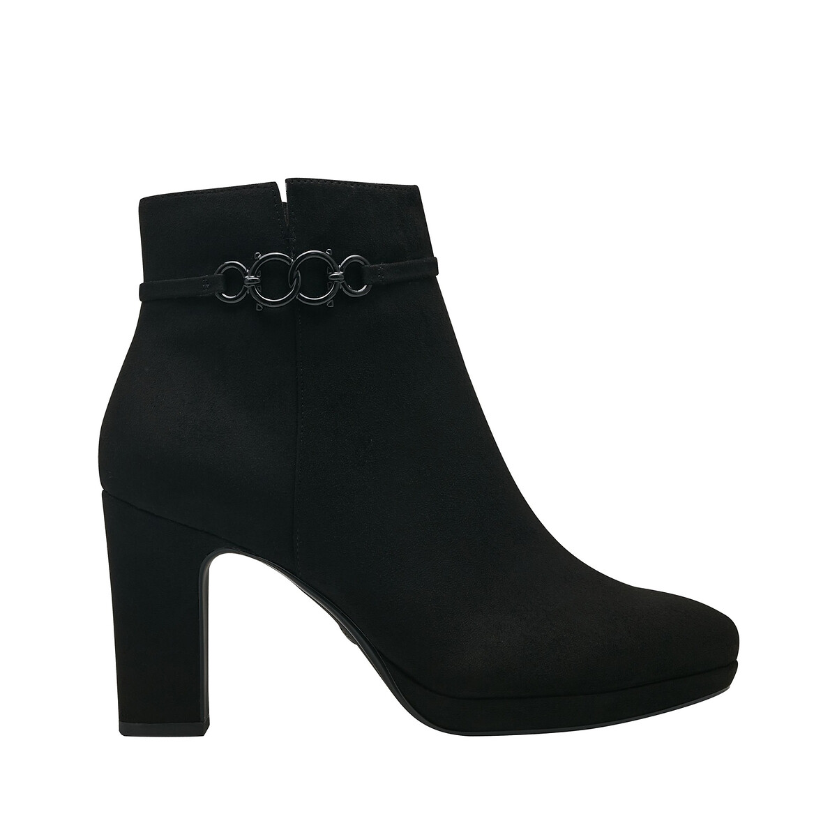 Bottines talon Tamaris noir La Redoute