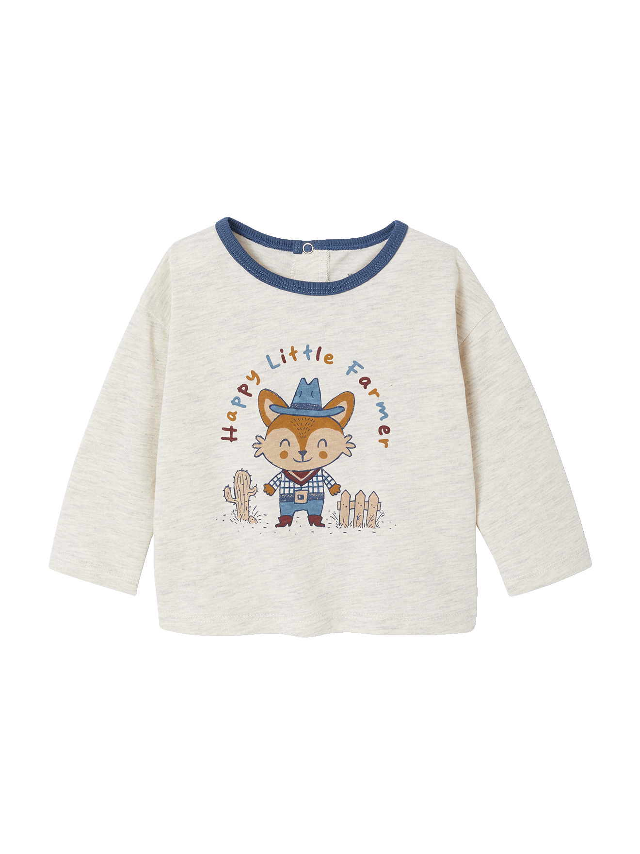 T-Shirt bébé manches longues, VERTBAUDET