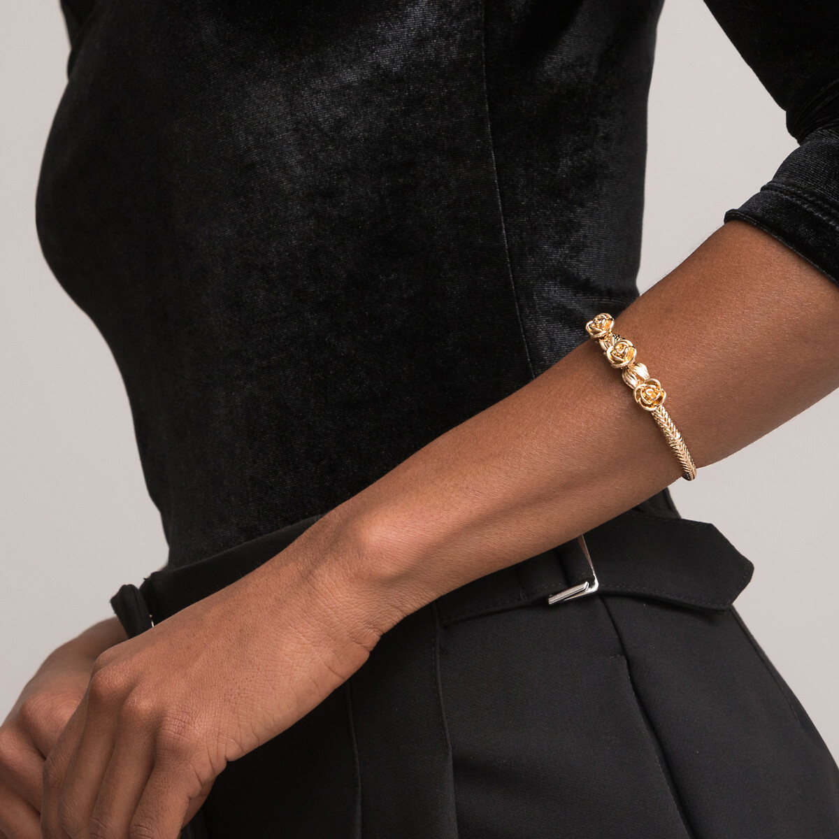 Bracelet Forever acier doré or : Large choix de bracelets, manchettes,  joncs pour femme pas chers. Trouver votre nouveau bracelet femme !