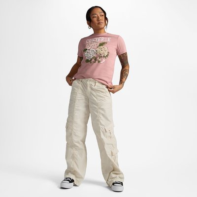 Outdoor Floral Art T-Shirt in Cotton CONVERSE