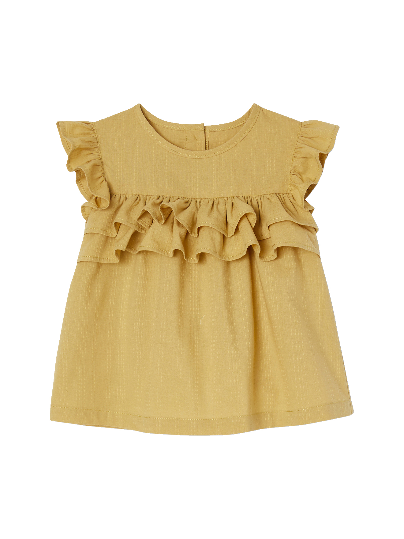 Blouse bébé à volants, VERTBAUDET