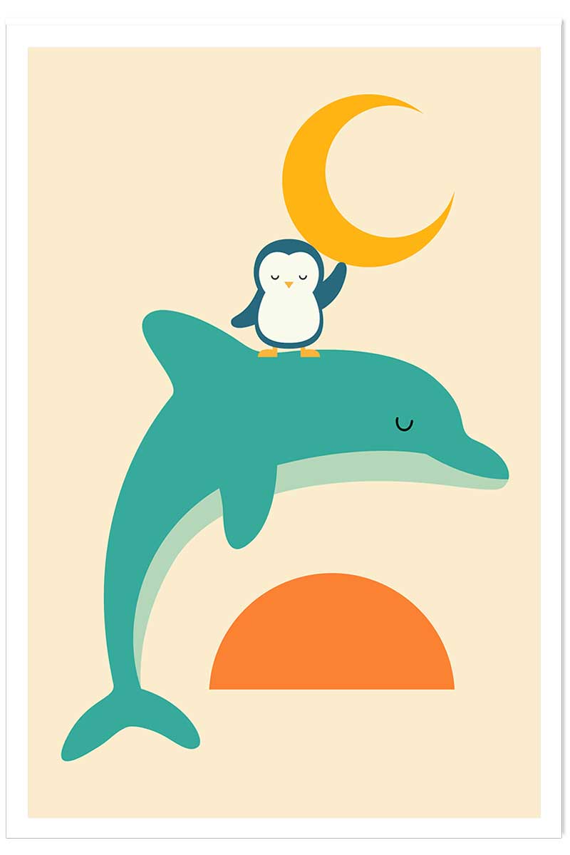 Affiche date with the moon, HEXOA