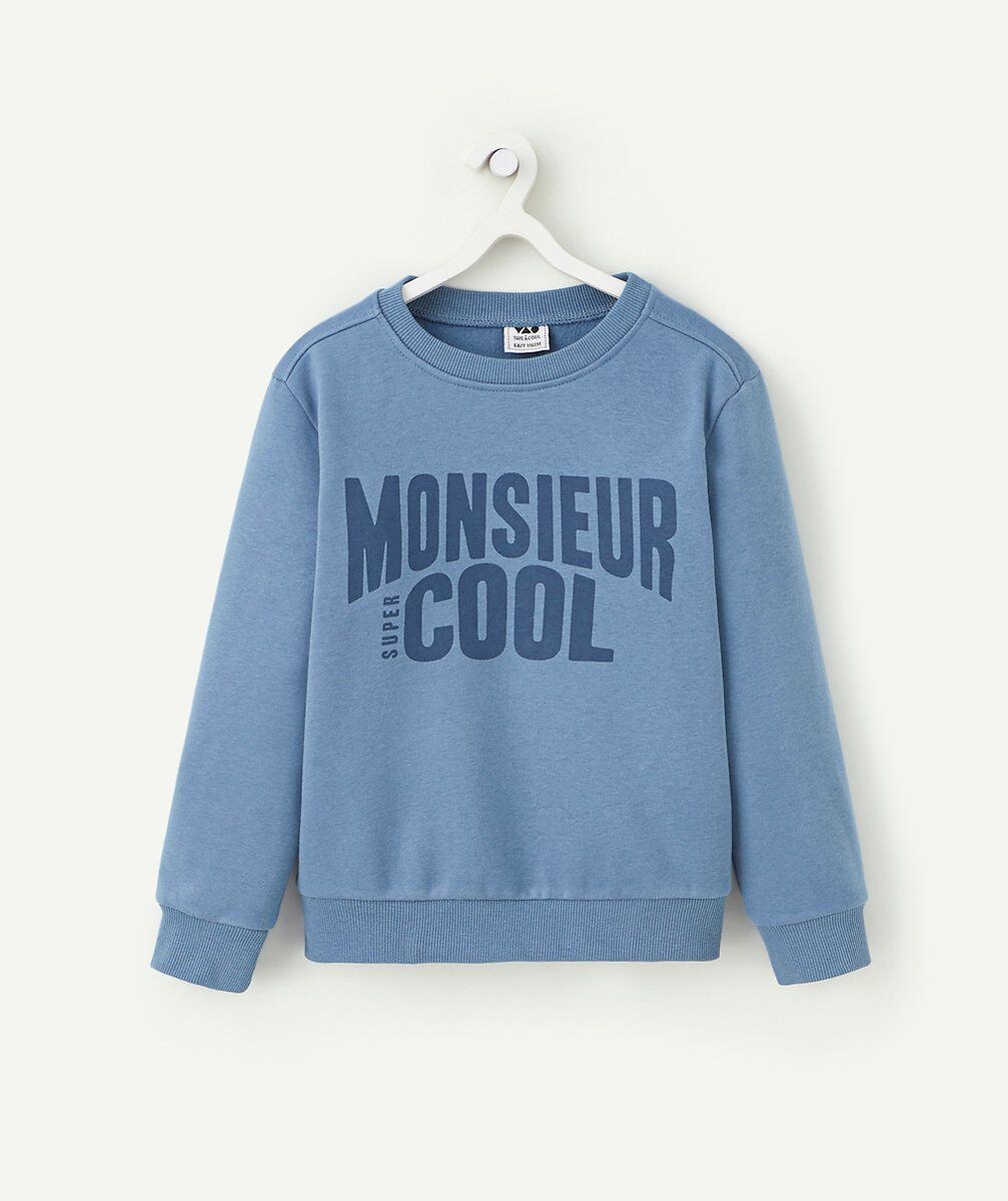 Sweat col rond en molleton