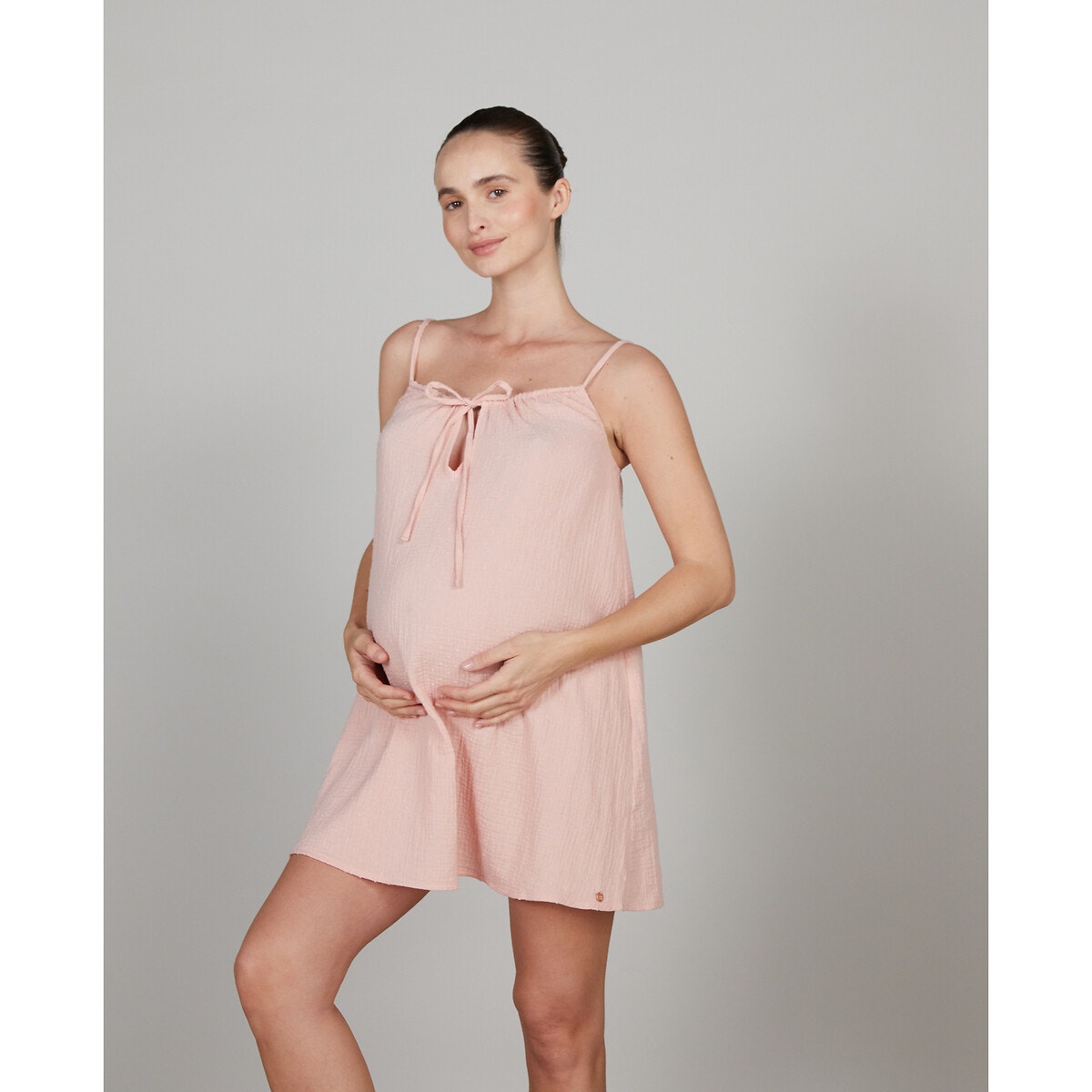 Sous robe top couleur chair