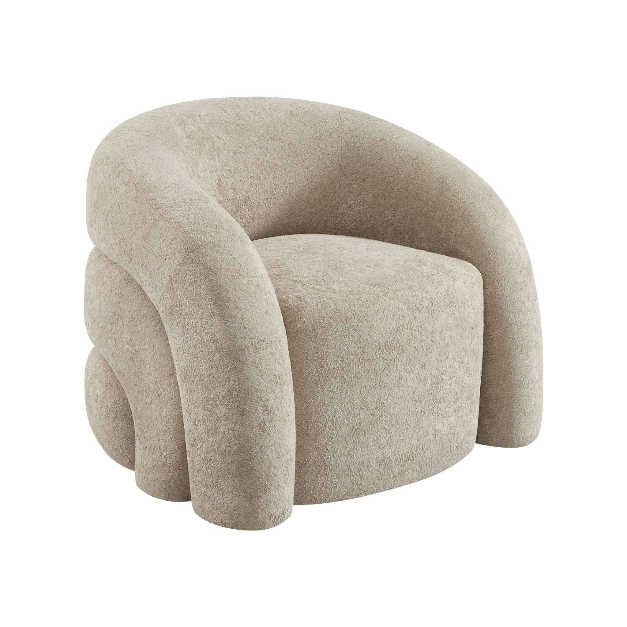 Fauteuil organique tissu 1 place RENBO, SWEEEK