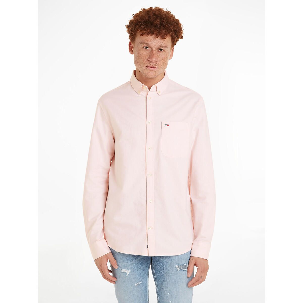 Camisa rosa hombre cheap