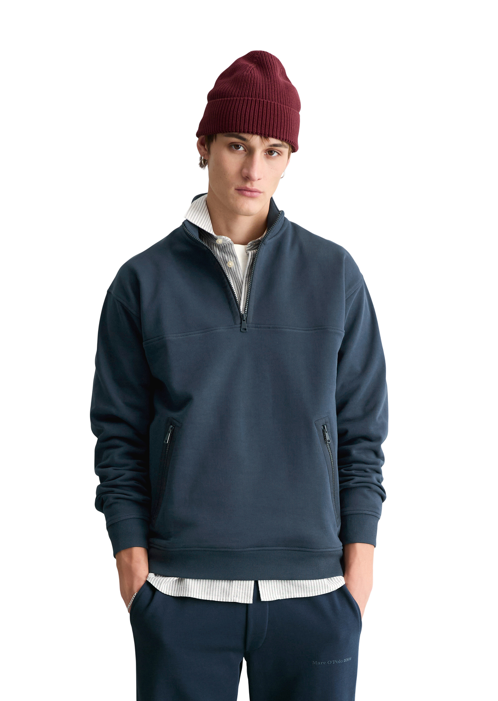 Sweattroyer relaxed en coton bio doux, MARC O’POLO DENIM