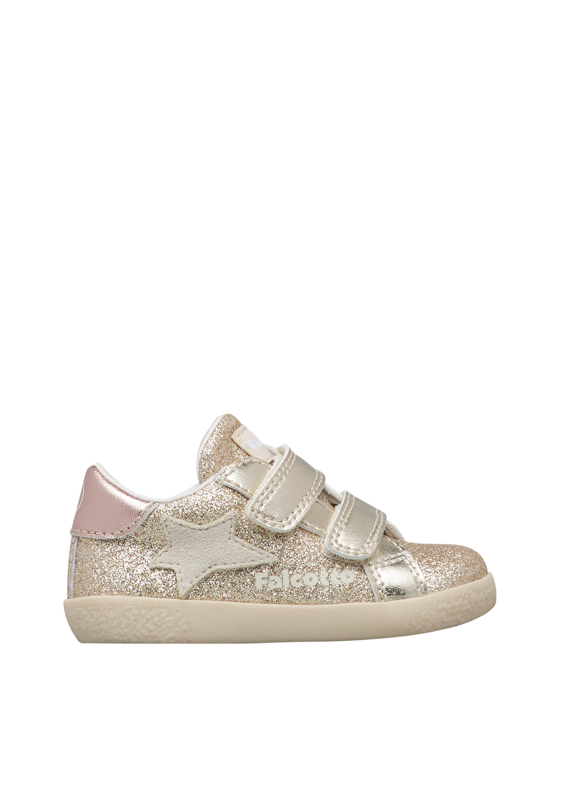 Sneakers en cuir et tissu ALNOITE 2 VL., FALCOTTO