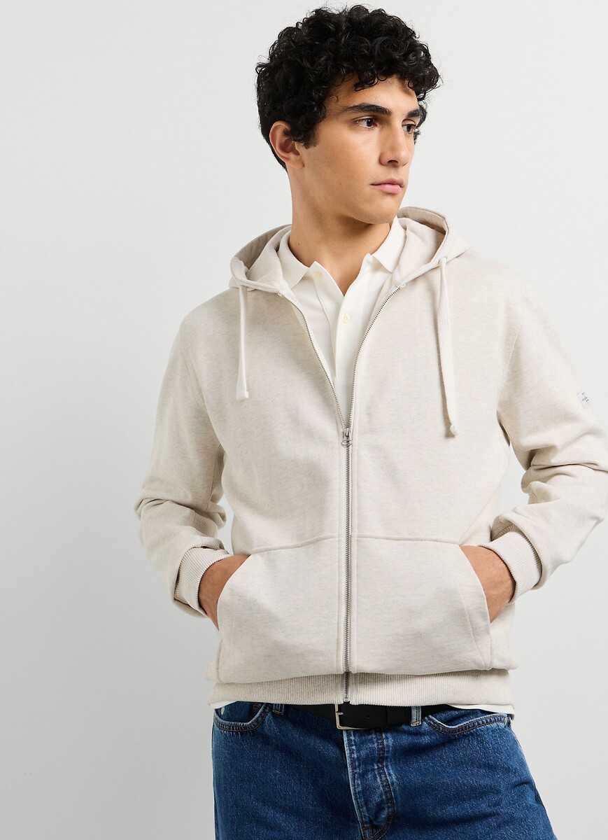 Sudadera con cremallera y cuello redondo, PEPE JEANS