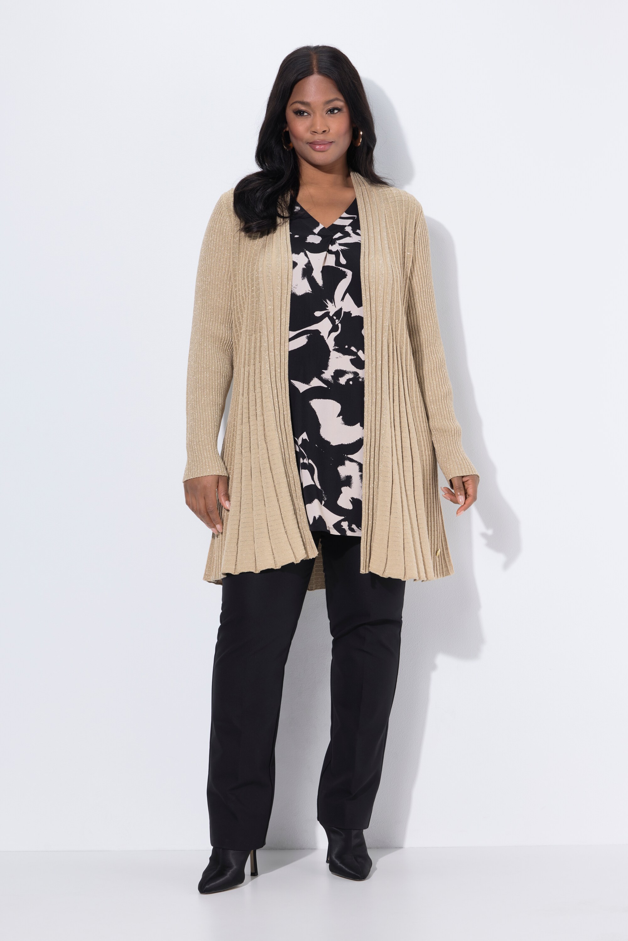 Cardigan à manches longues et col châle, ULLA POPKEN