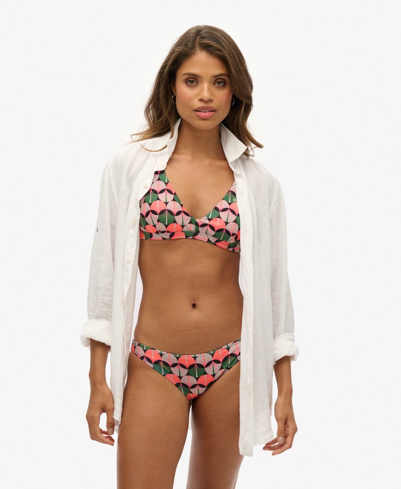 Bas de bikini classique imprimé, SUPERDRY