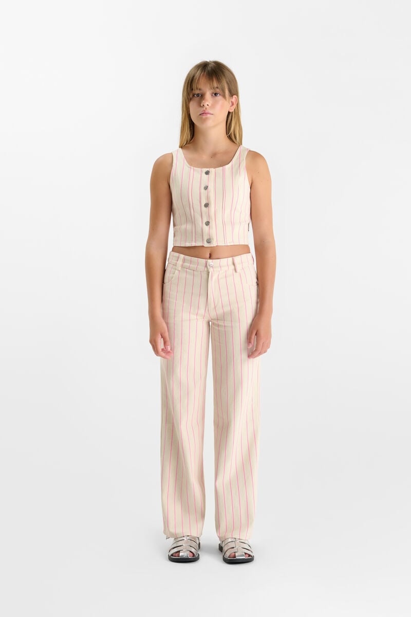 Pantalon droite en jeans TYKOGI, LE TEMPS DES CERISES