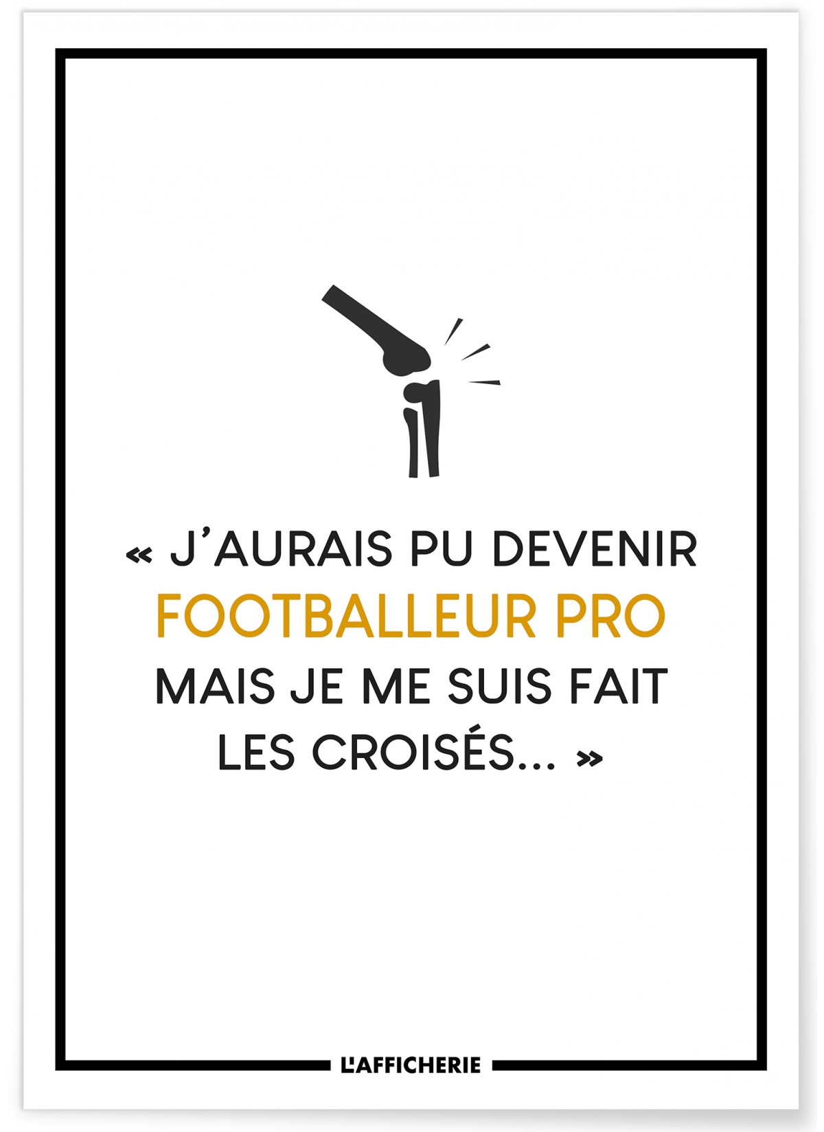 Affiche 'J'aurais pu devenir...', L'AFFICHERIE