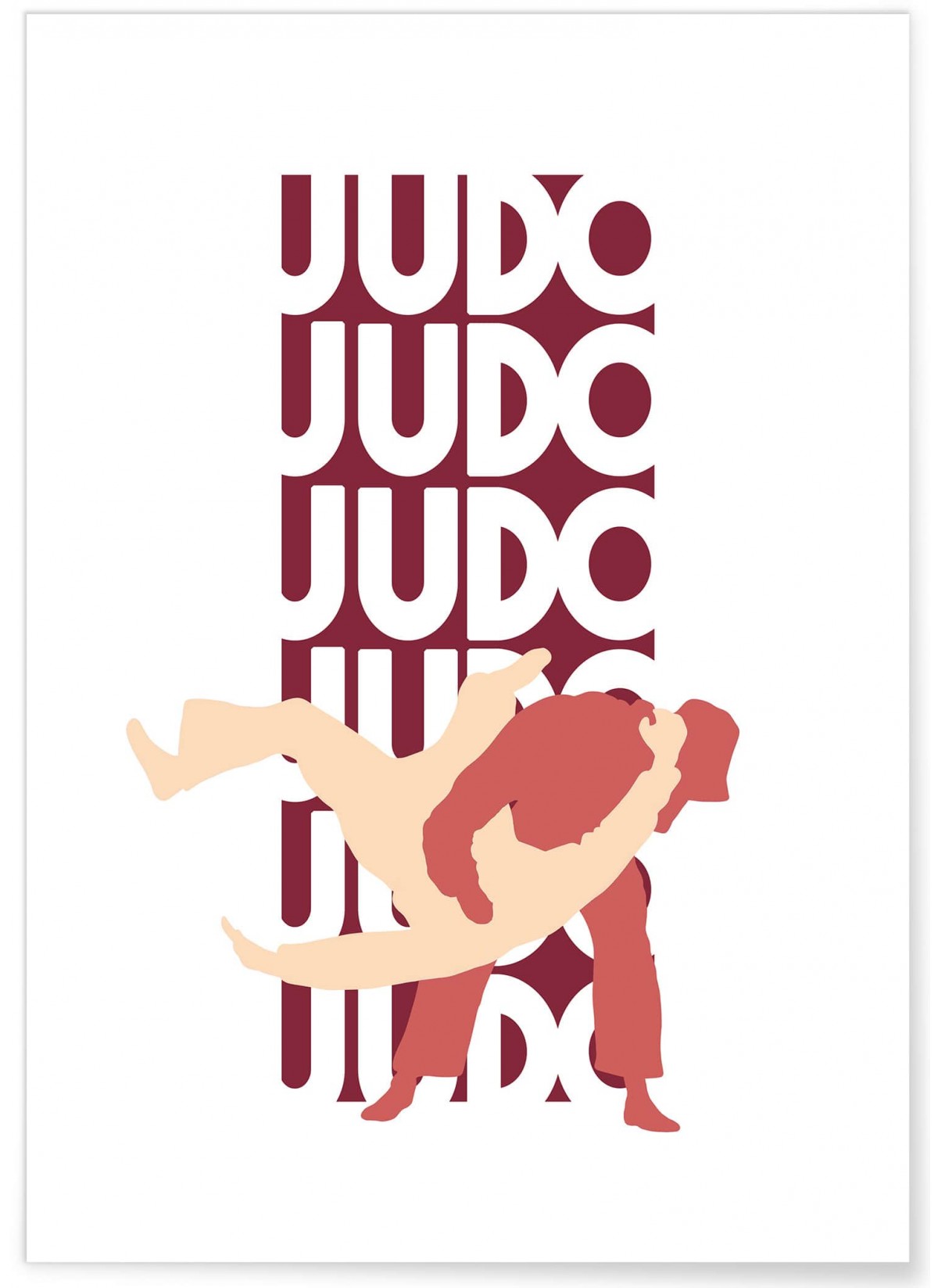 Affiche 'Judo 2', L'AFFICHERIE
