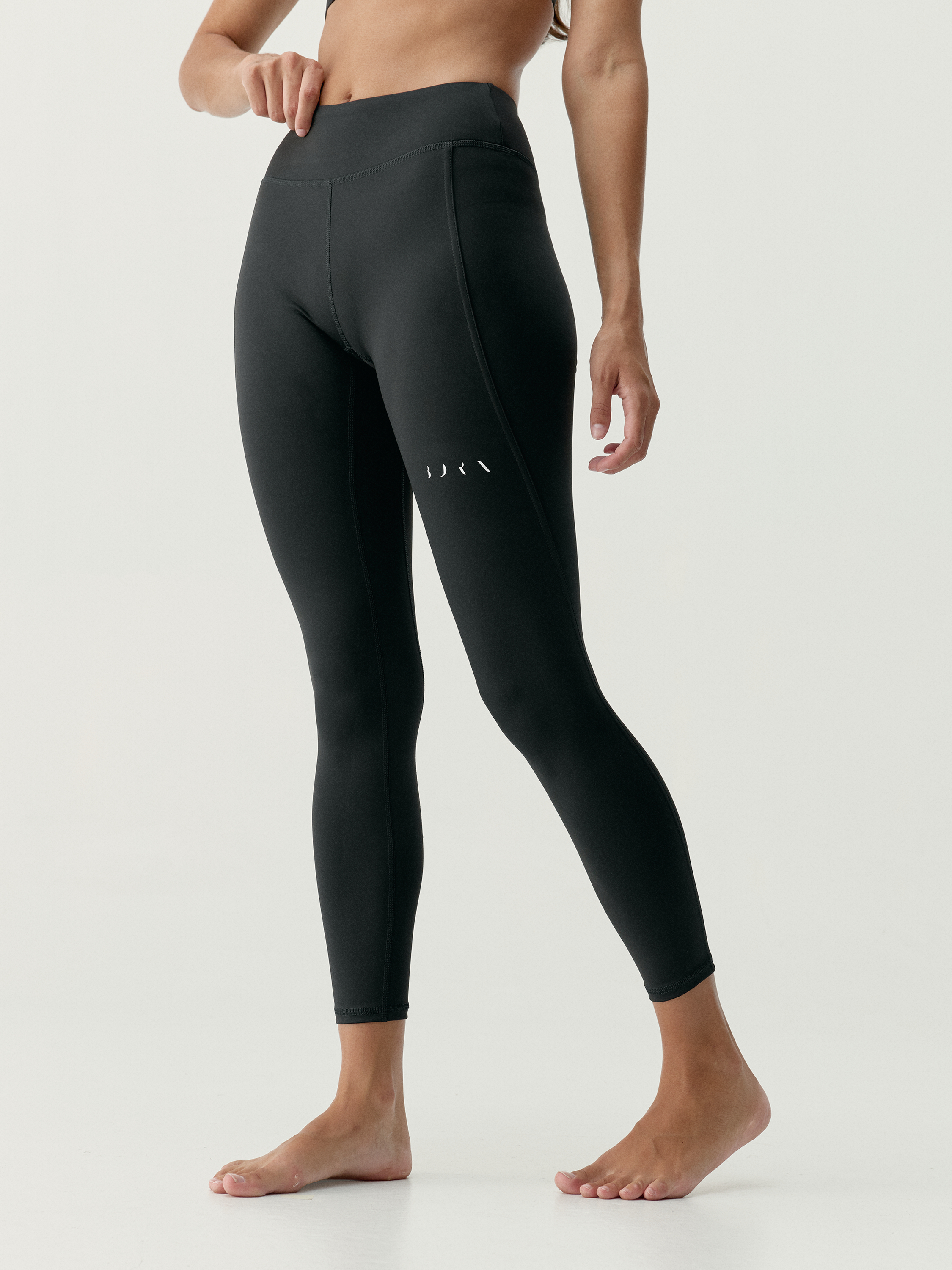 Legging de sport femme Madaba Longueur longue taille haute, BORN