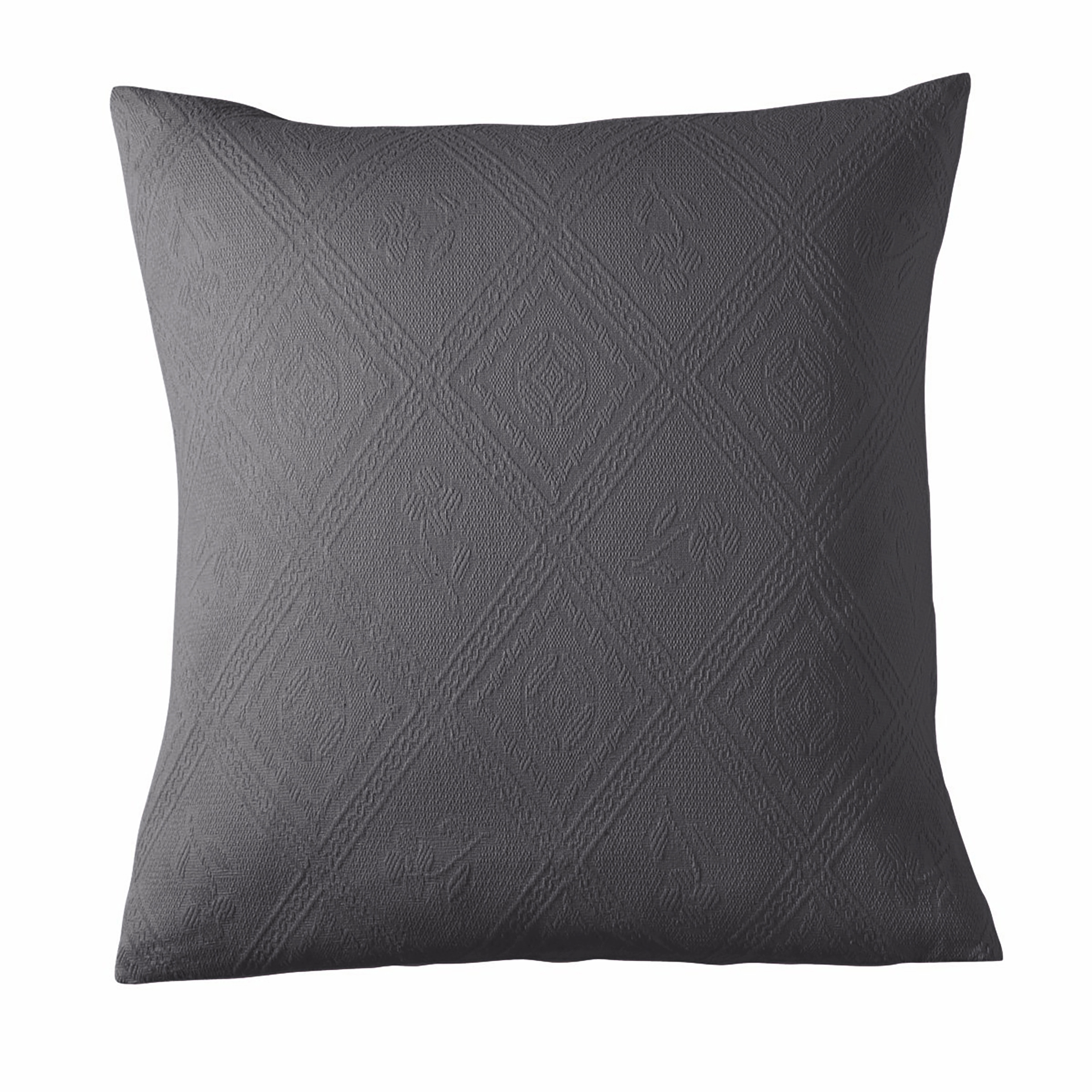 Dark Quality Navy Blue Quilted Velvet Cushion Cover Pillow Case Padded 17" x 17" 
