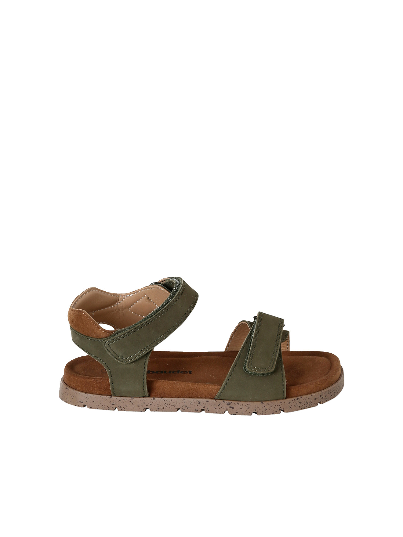 Sandales scratchées cuir, VERTBAUDET
