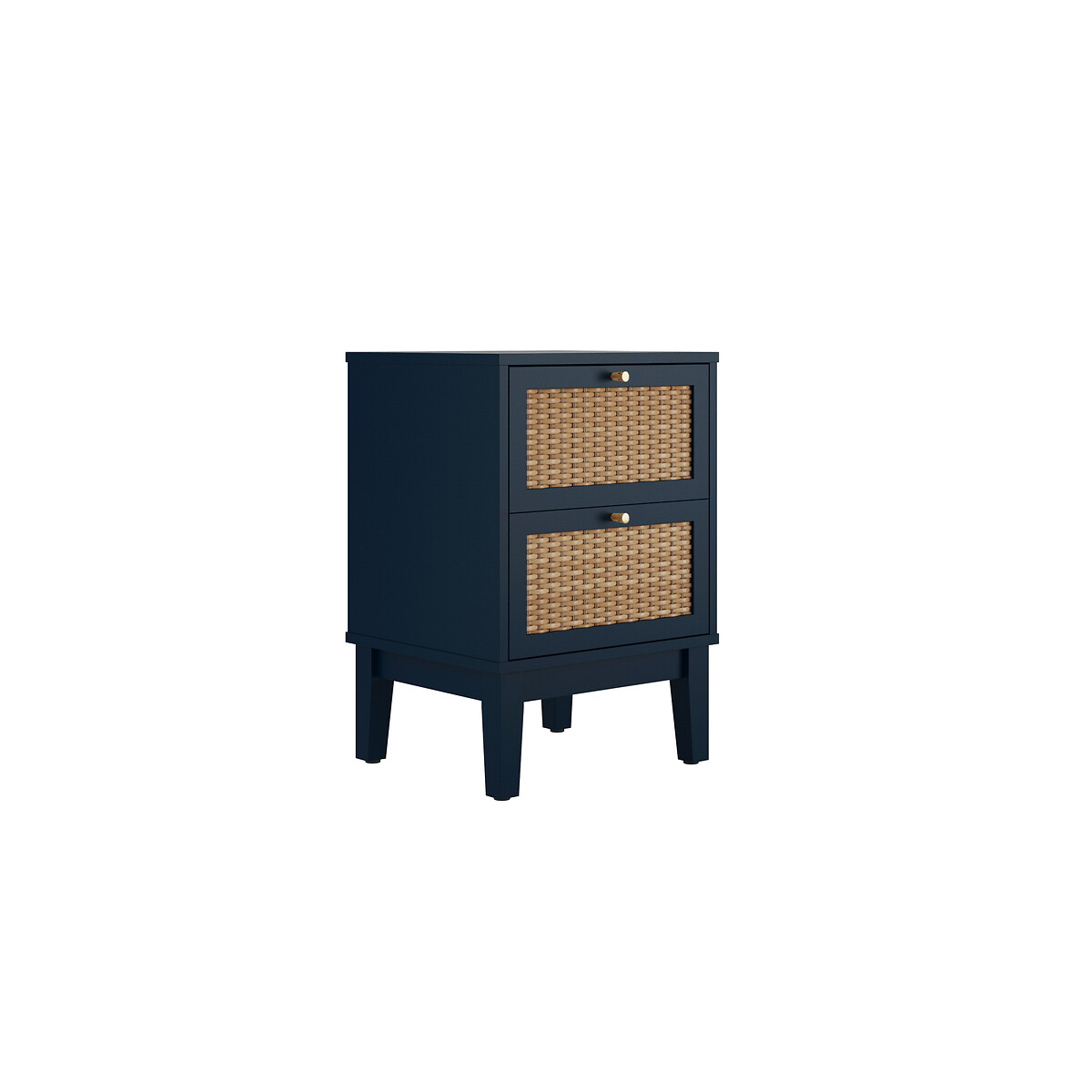 Carmine Rattan 1 Drawer Bedside Table, SO'HOME