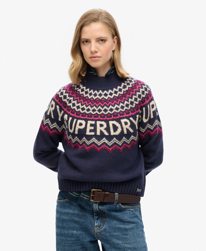 Pull à motif jacquard, SUPERDRY