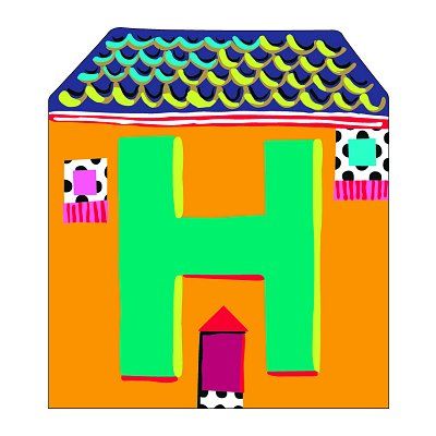 Lettre H maison, DJECO
