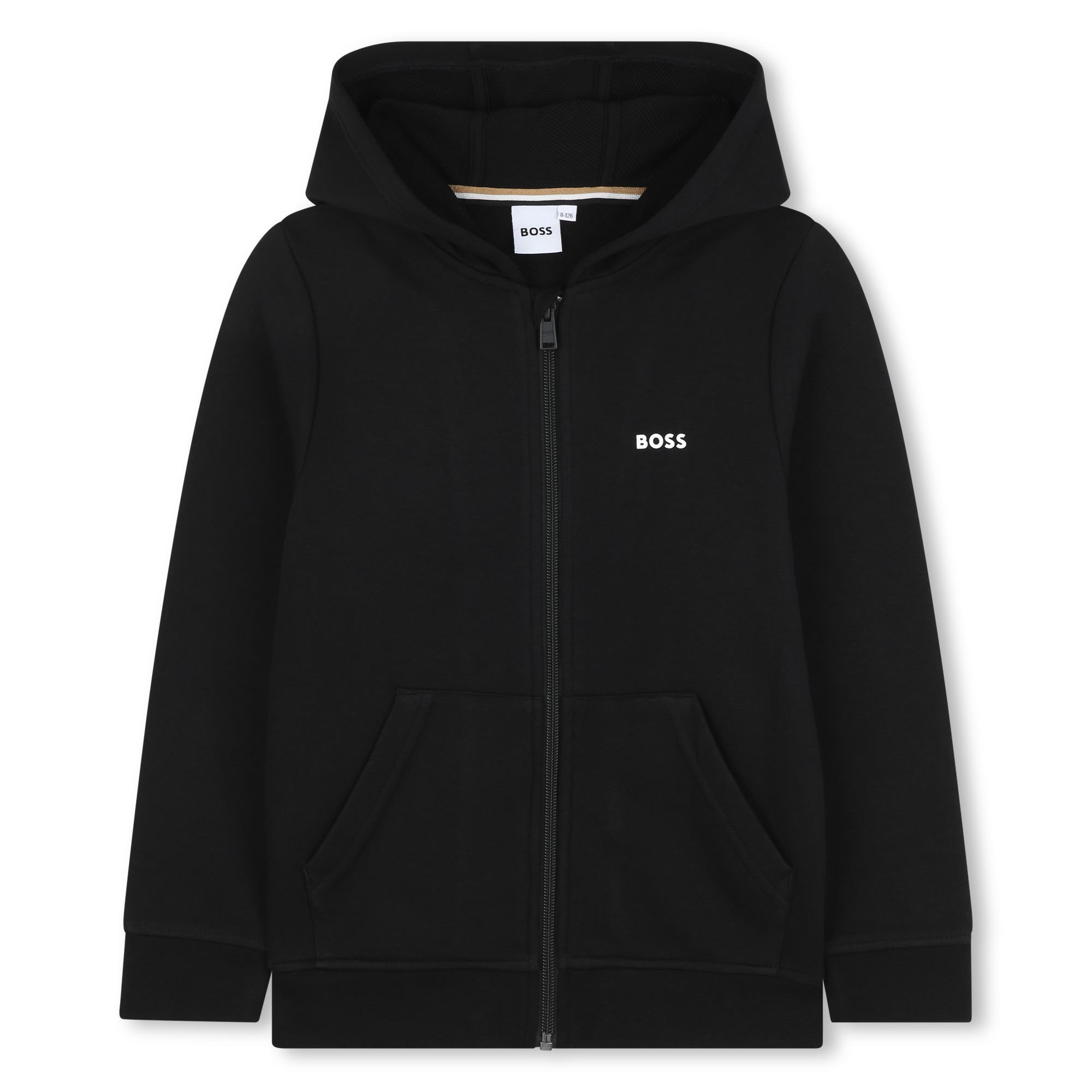 Sweat à capuche zippé, BOSS KIDSWEAR