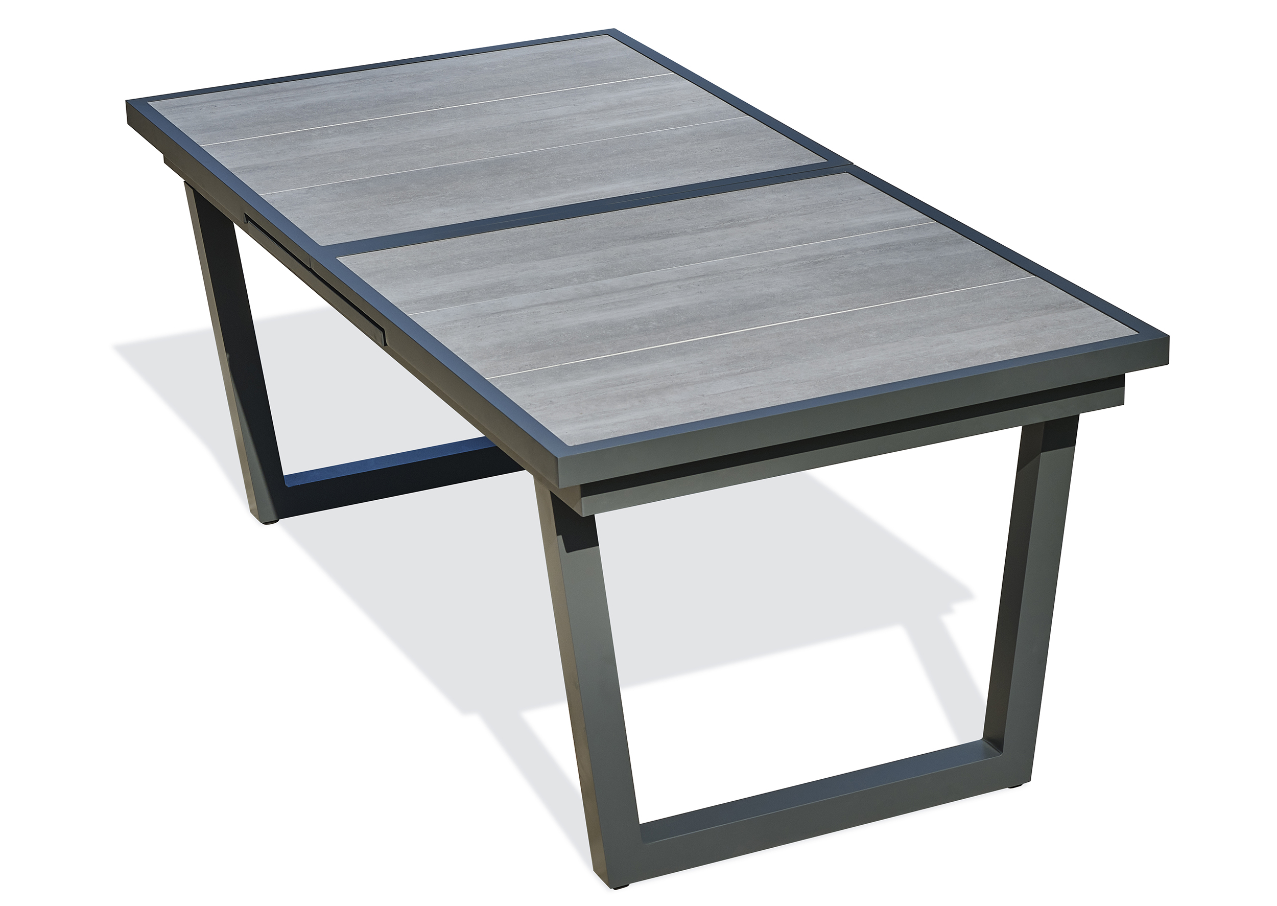 Table de jardin en aluminium et plateau céramique OLHOS, DCB GARDEN