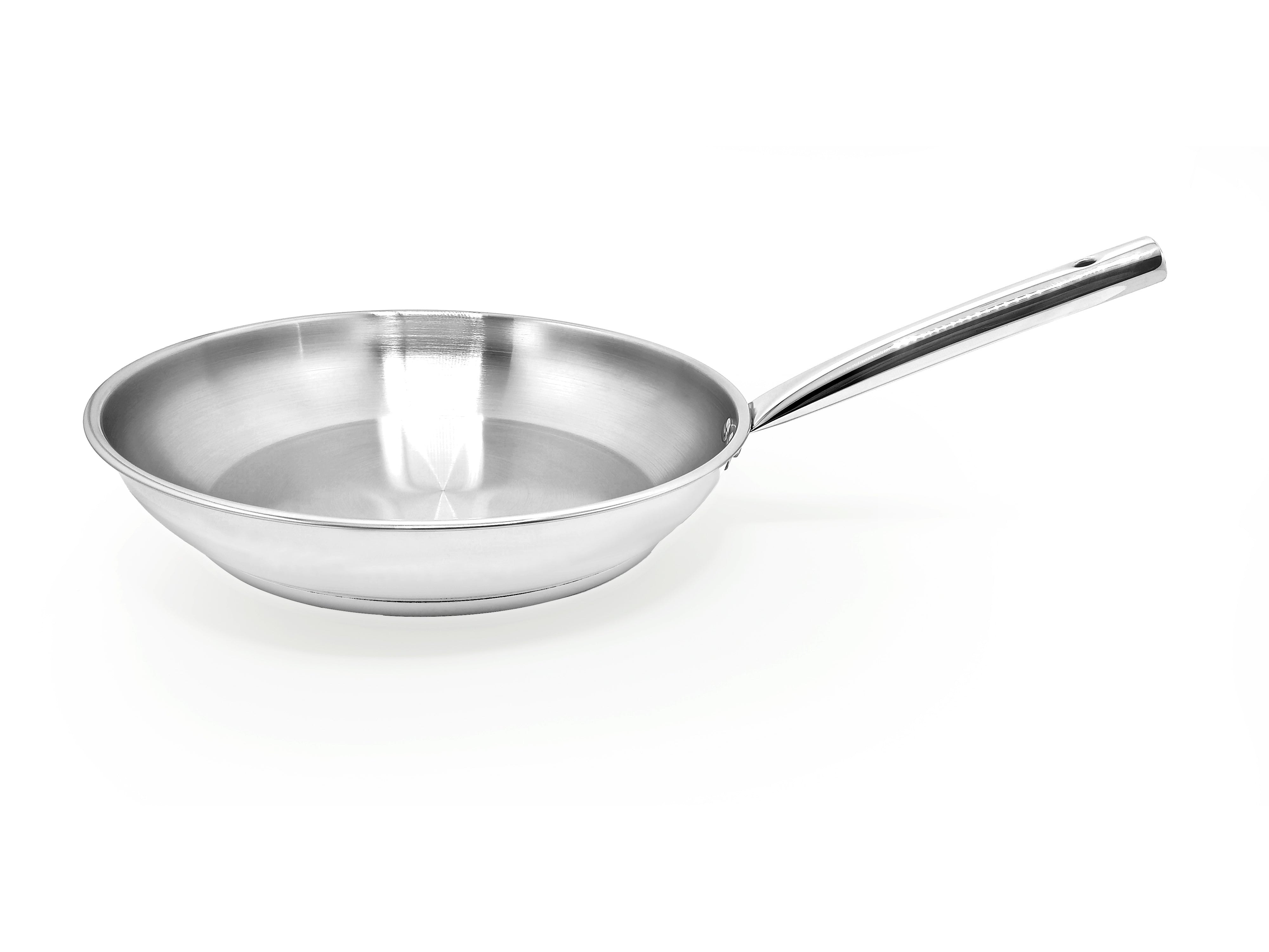 Poêle inox Rhona 24 cm tous feux induction, FACKELMANN
