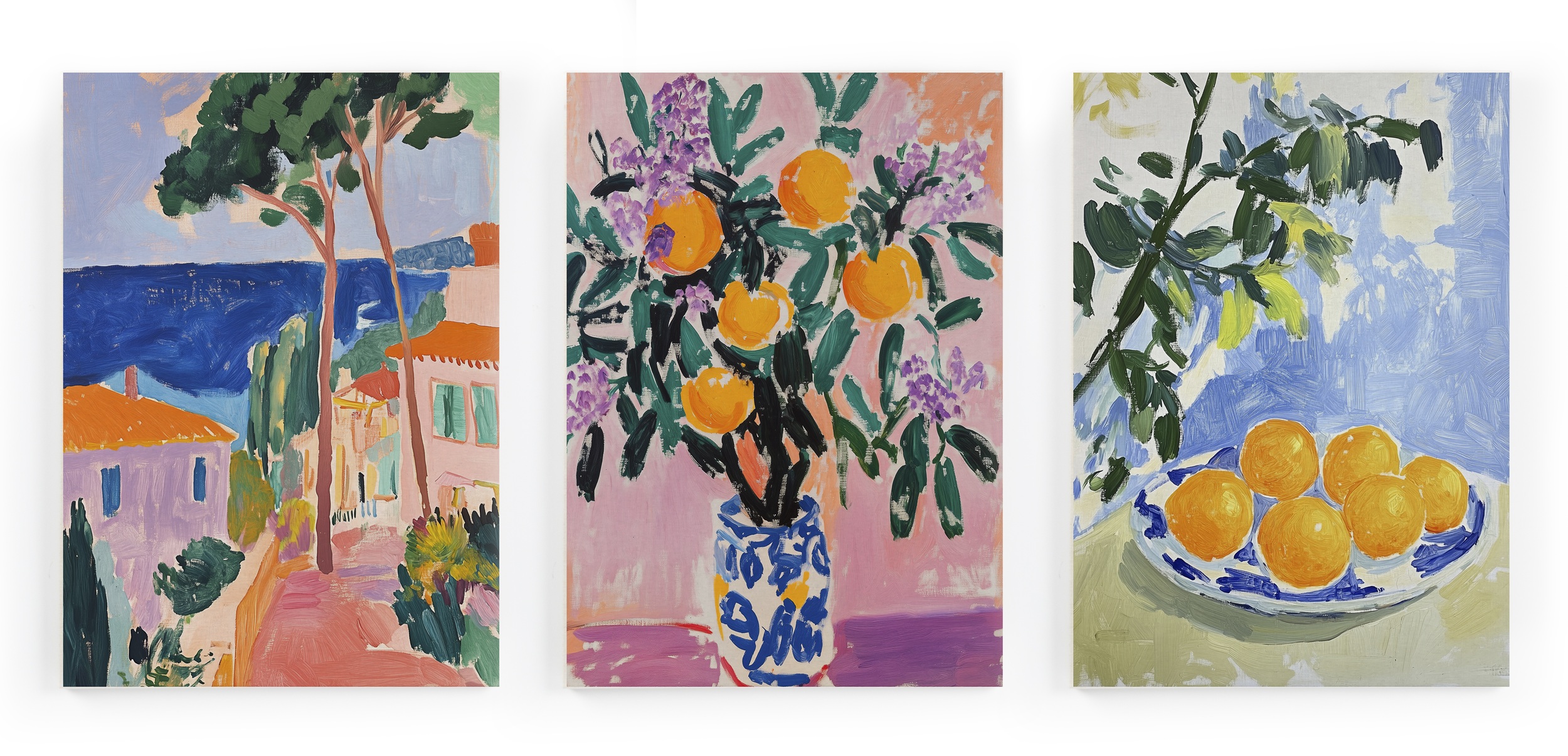 Set 3 Peintures sur toile 60x40 imprimé HD, REALLY NICE THINGS