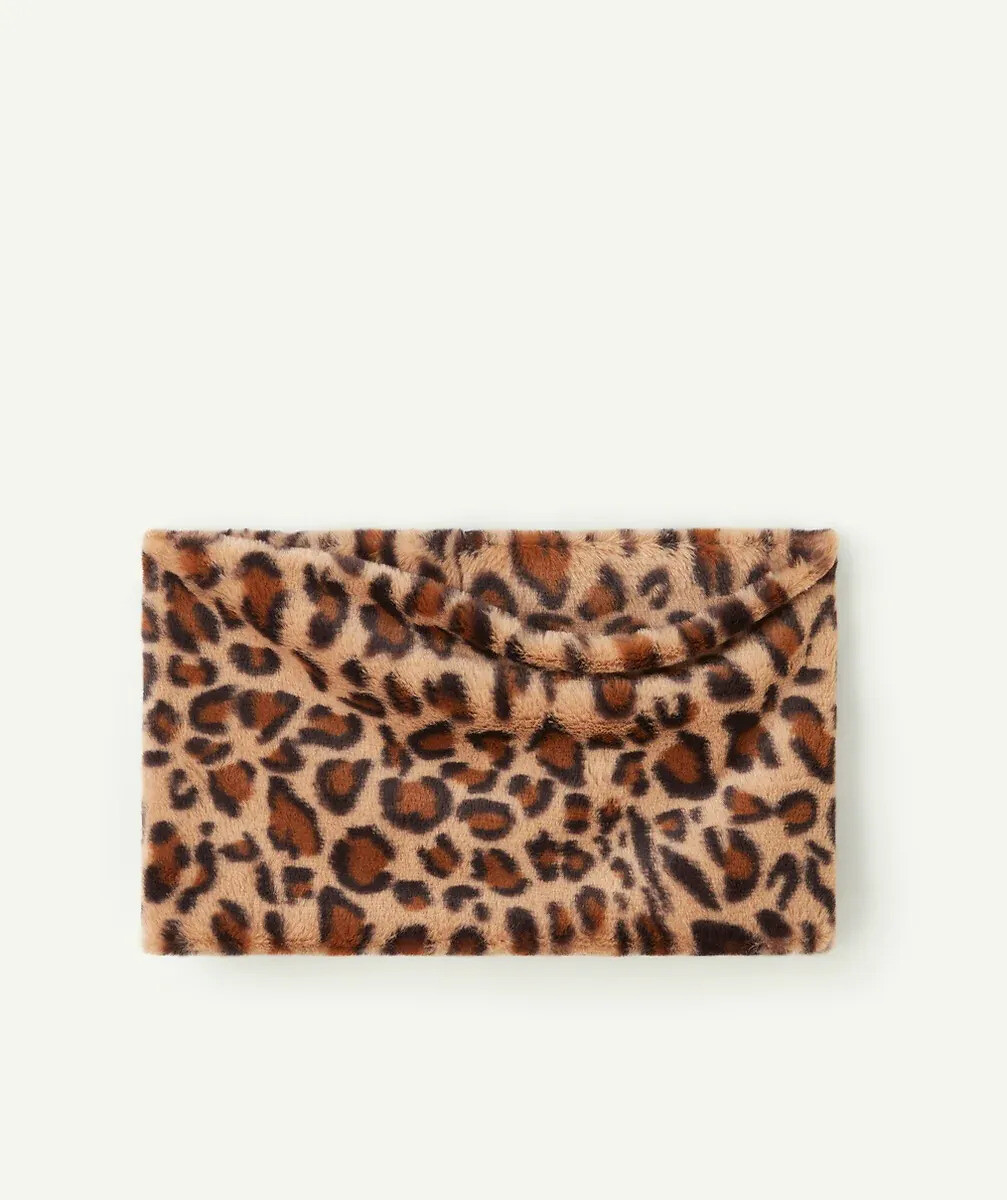 Scaldacollo In Microfibra Con Motivo Leopardato – Multifunzionale, Caldo E Morbido, Per Sci, Moto E Attività Outdoor, Regalo Inverno