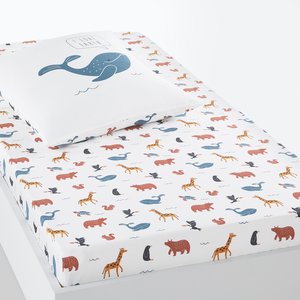 Earth Animal 100% Organic Cotton Fitted Sheet LA REDOUTE INTERIEURS image