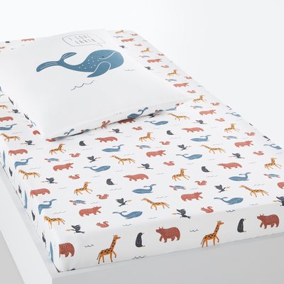 Earth Animal 100% Organic Cotton Fitted Sheet LA REDOUTE INTERIEURS