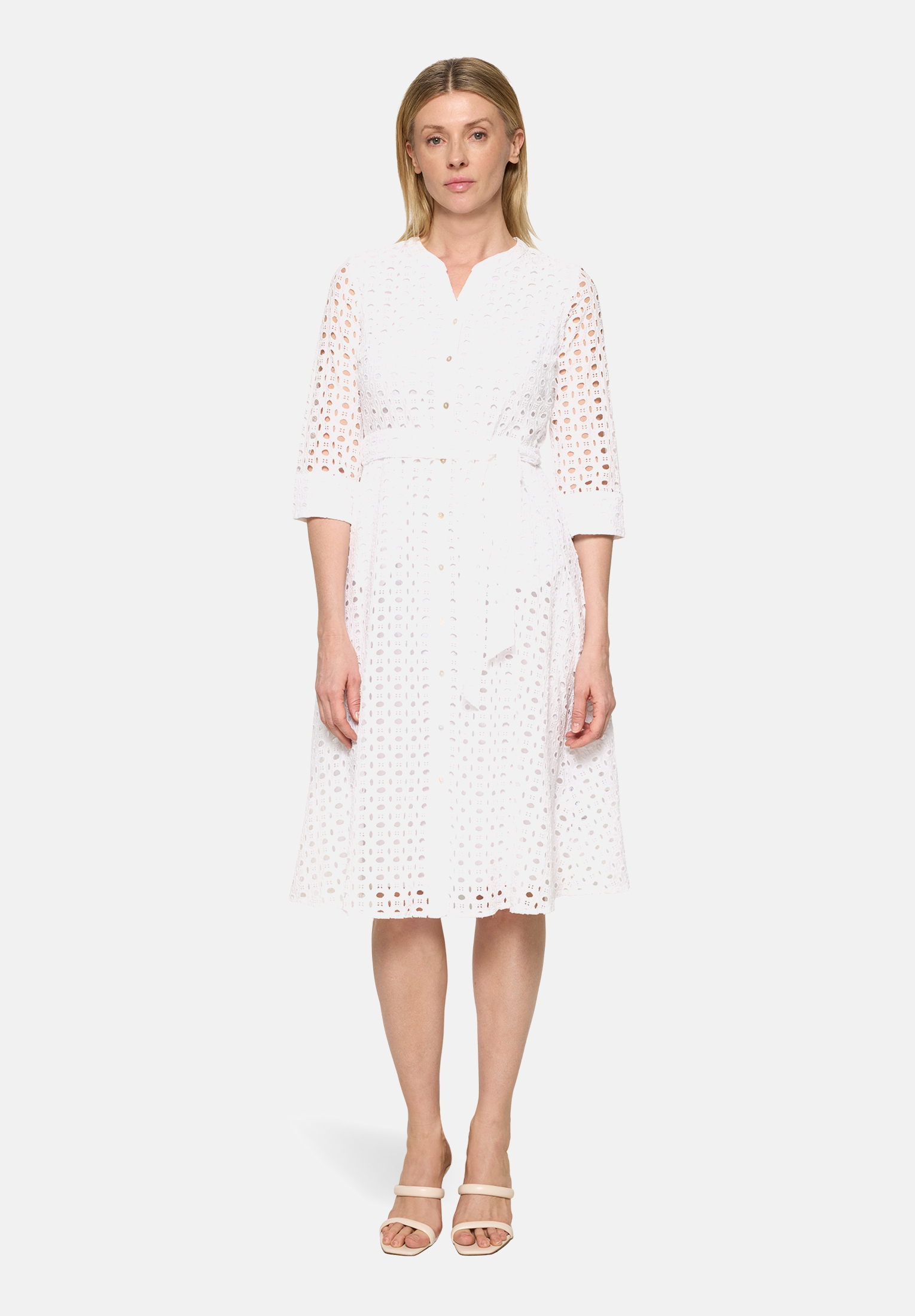 Robe-chemisier à ceinture à nouer, BETTY & CO