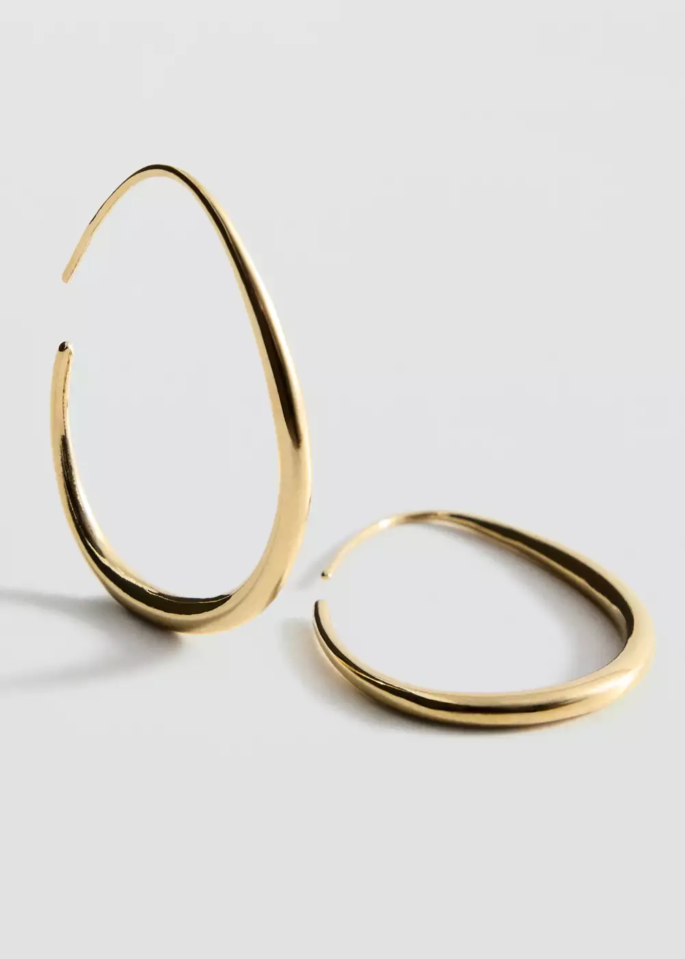 Boucles d’oreilles anneaux en acier inoxydable, MANGO