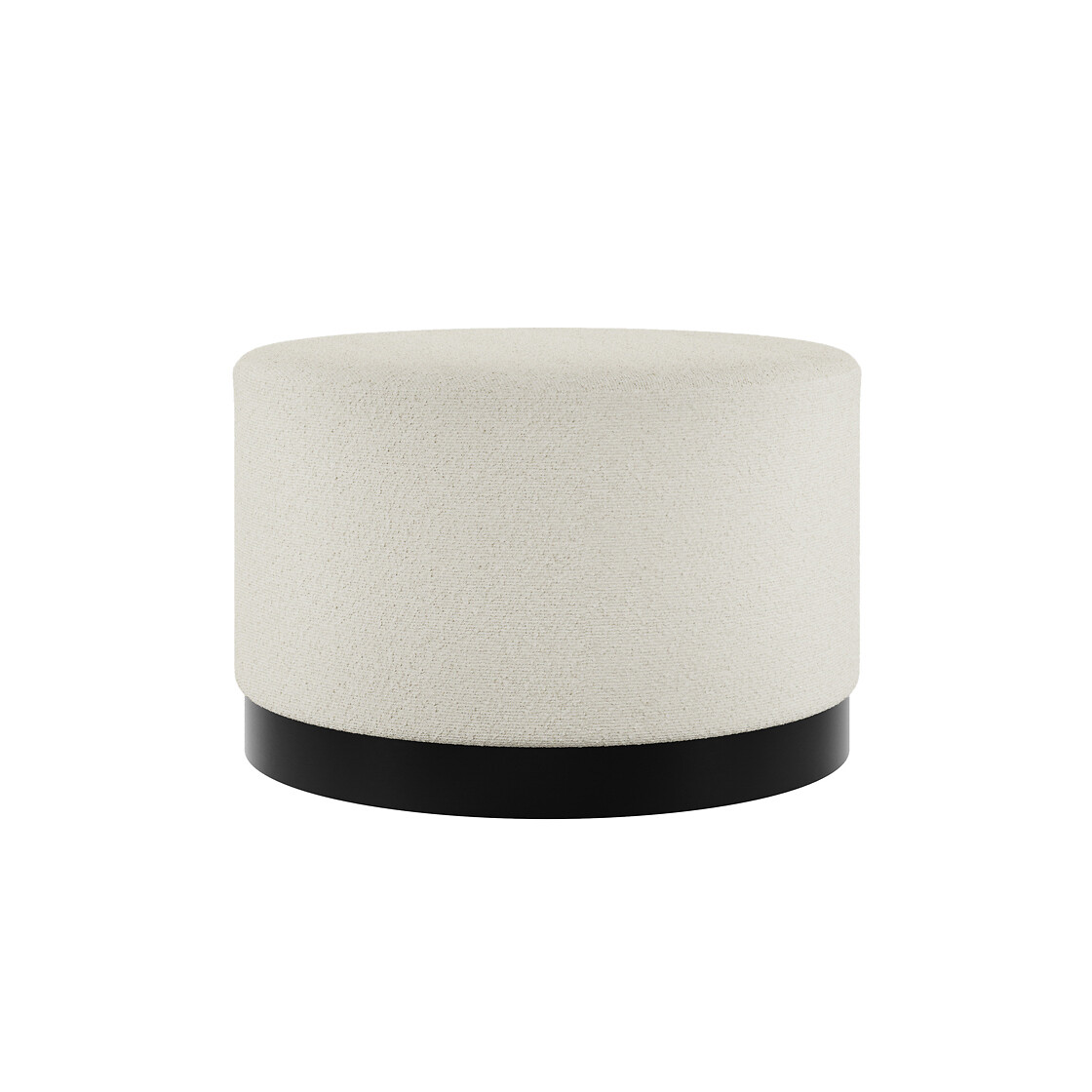 Teddy Bouclé Round Pouffe, SO'HOME