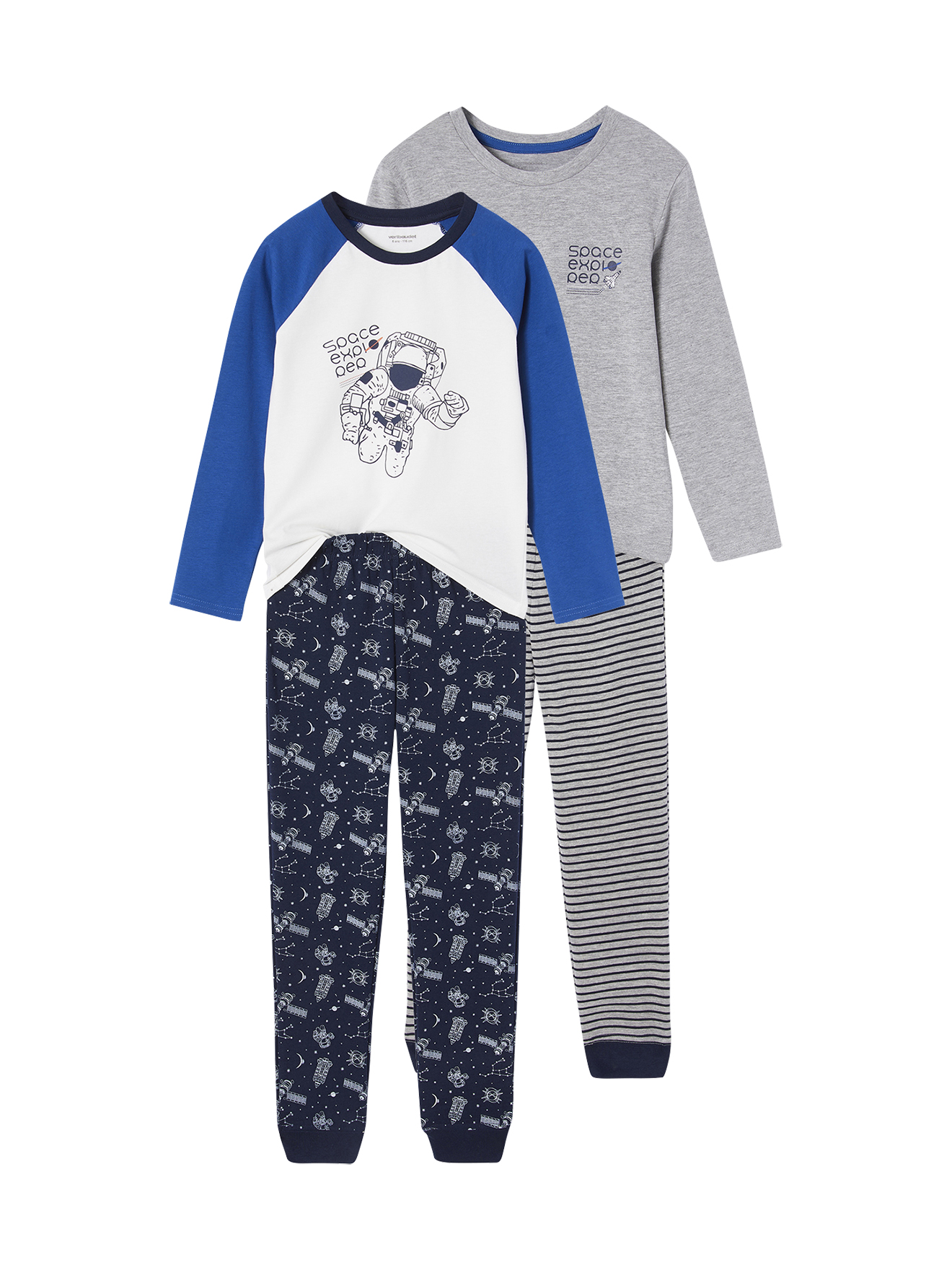Lot de 2 pyjamas motifs "space explorer", VERTBAUDET