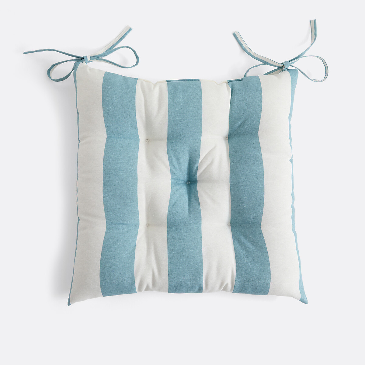 Cuscini Da Esterno Per Sedia 48x48 Cm – Imbottiti, Reversibili, Con Cinghie – Colore Grigio (Confezione Da 2) - 6