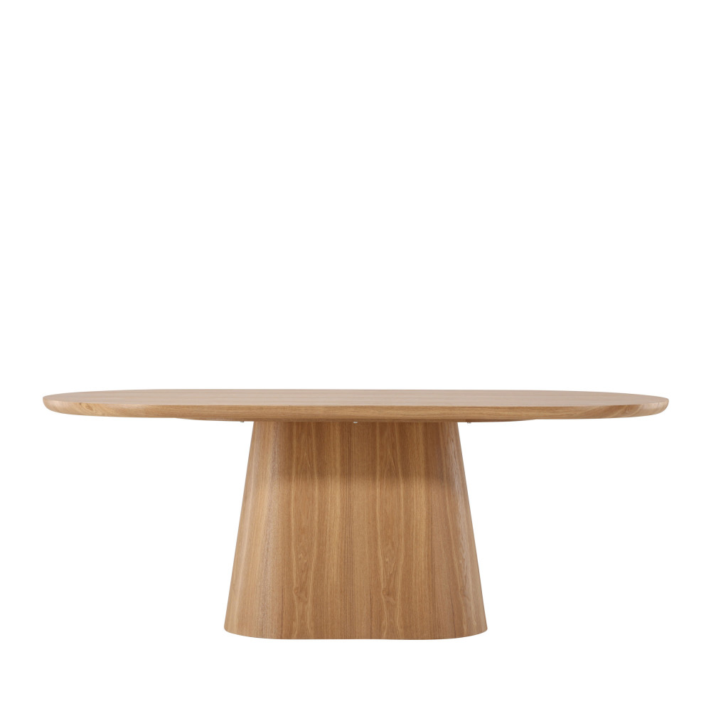 Table à manger 8 personnes ovale en bois- STJARNO, VENTURE HOME