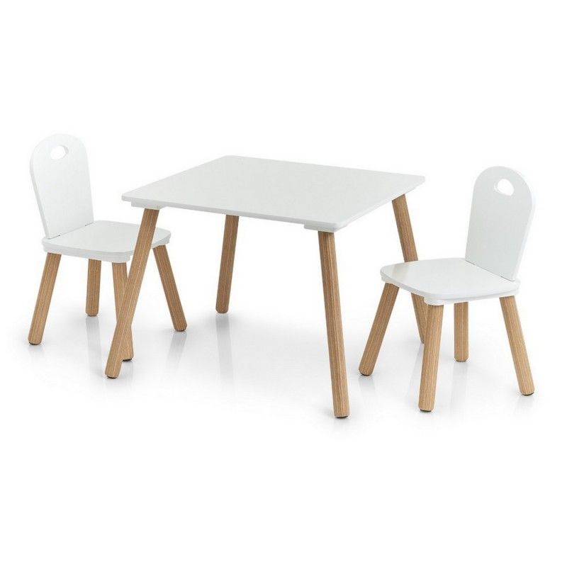 Table enfant design avec 2 chaises 