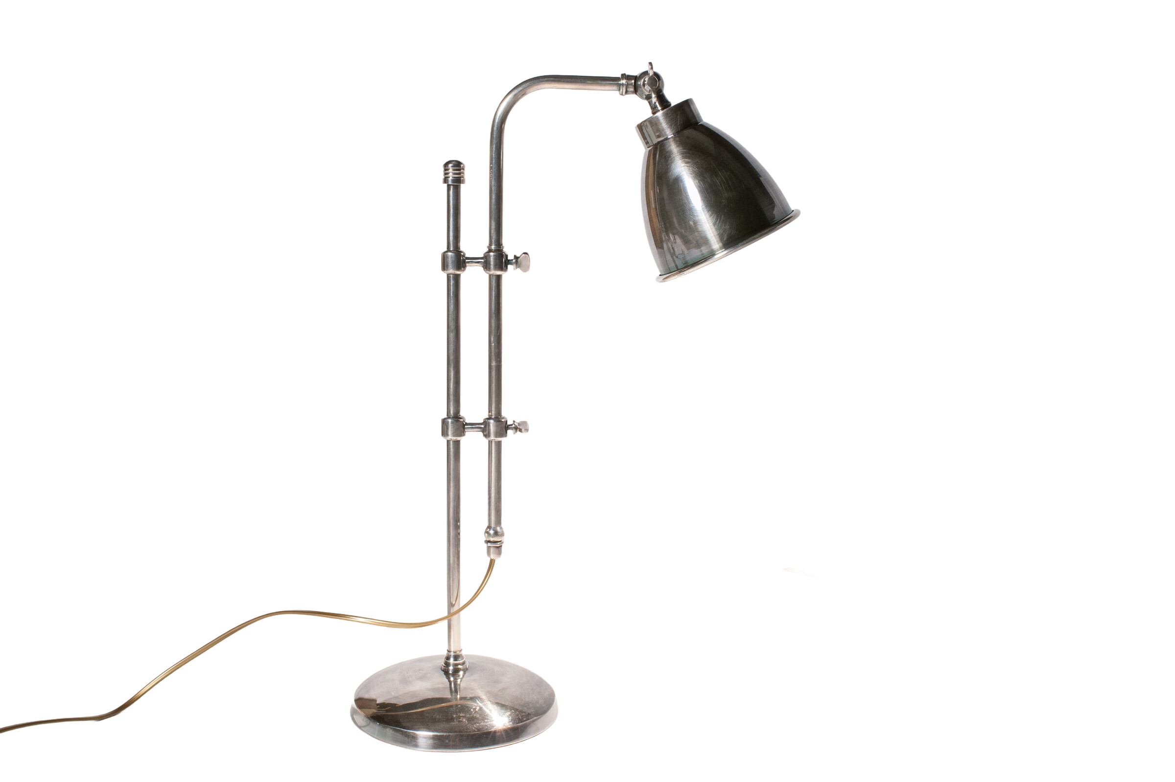 Lampe à poser à coulisse en laiton GEMET, PRODUIT INTERIEUR BRUT